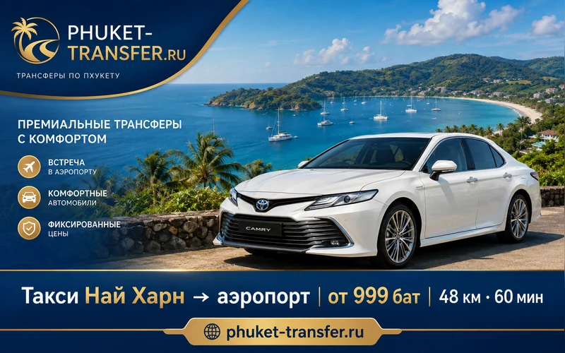 Как добраться из Най Харн до Аэропорт Пхукета (HKT)