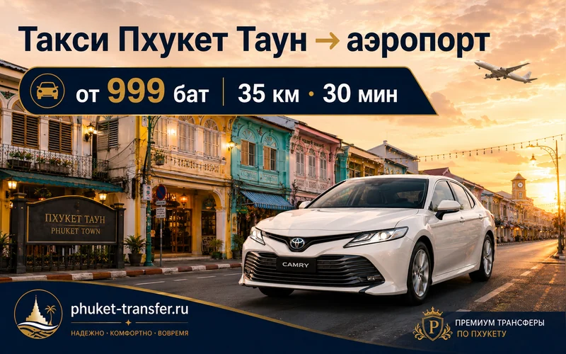 Расстояние Пхукет Таун — Аэропорт Пхукета (HKT): маршрут и время