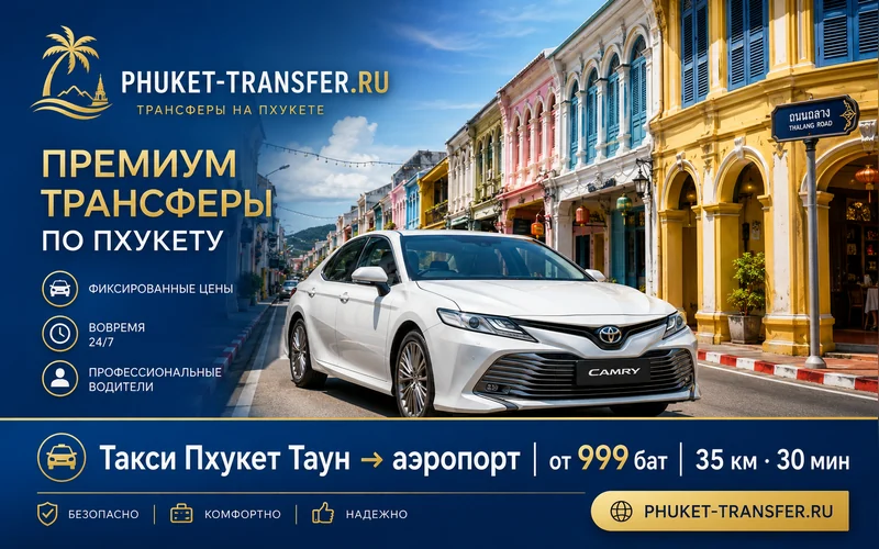 Как добраться из Пхукет Таун до Аэропорт Пхукета (HKT)